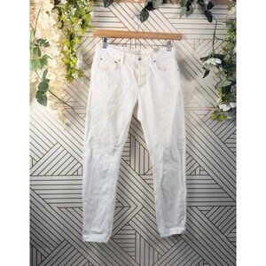 Suitsupply Denim Goods Men's White Wash Slim Fit Jeans Button Fly Size 30/32